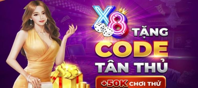 Cách lấy code X8 Club tân thủ