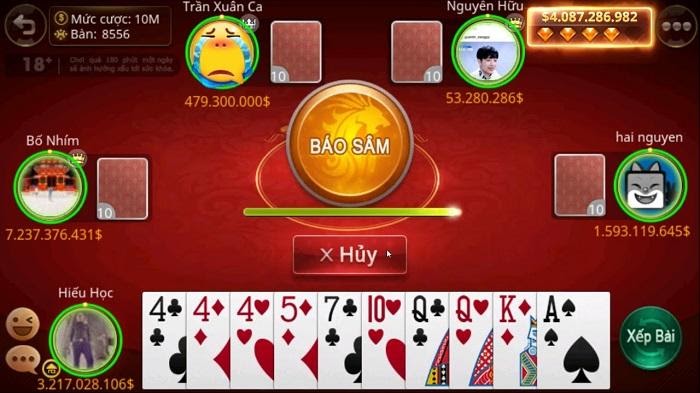 luật chơi game bài tấn