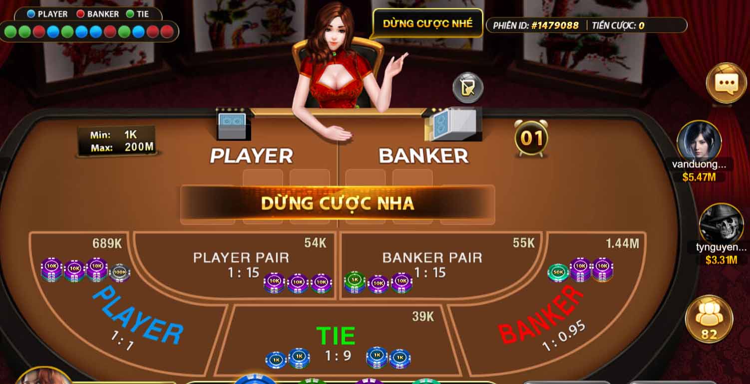 Đặt cược Baccarat thông minh