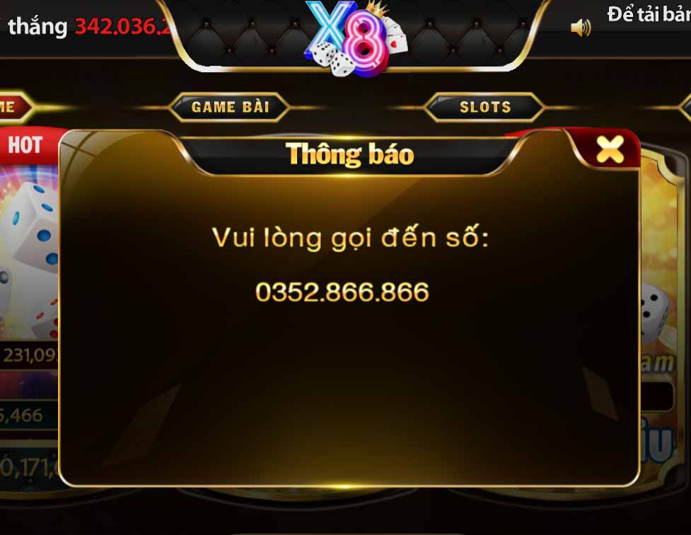 Gọi vào hotline